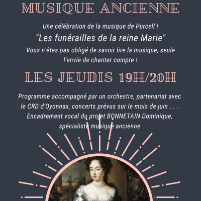 Flyers musique ancienne rentree